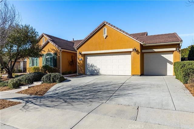 ranch-style house with a garage