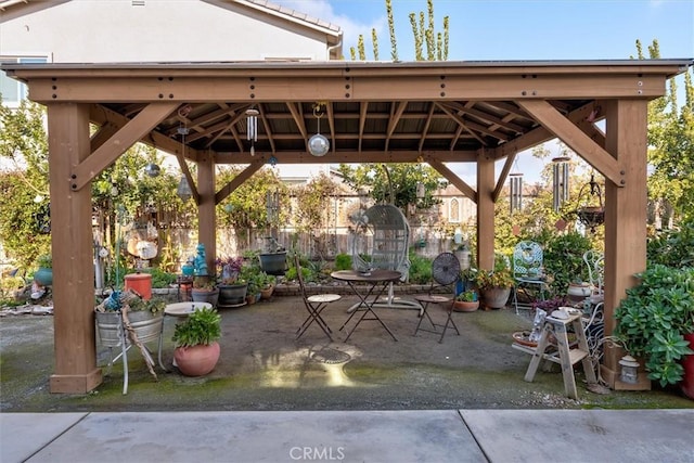 315 Timberline Way S, Madera, CA 93636 - view of patio with a gazebo