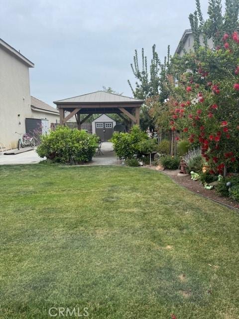 315 Timberline Way S, Madera, CA 93636 - view of green lawn featuring a gazebo
