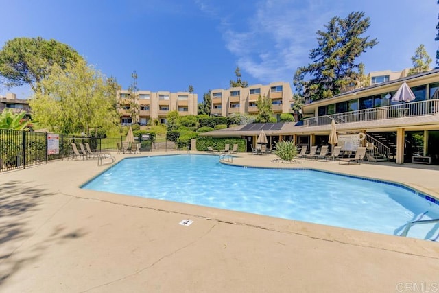 5708 Baltimore Dr Unit 376, La Mesa, CA 91942 - pool with a patio area and fence