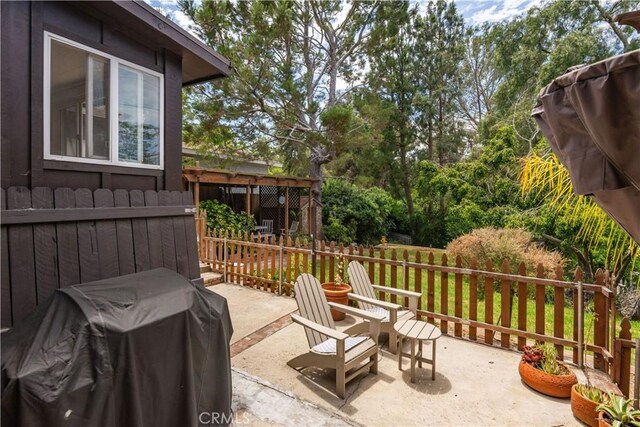 26357 Hillcrest Ave, Lomita, CA 90717 - view of patio featuring grilling area
