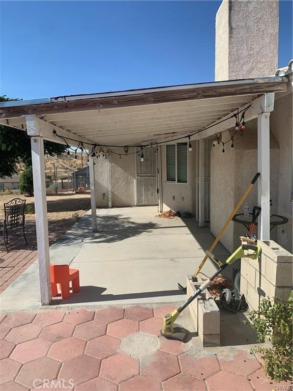 view of patio