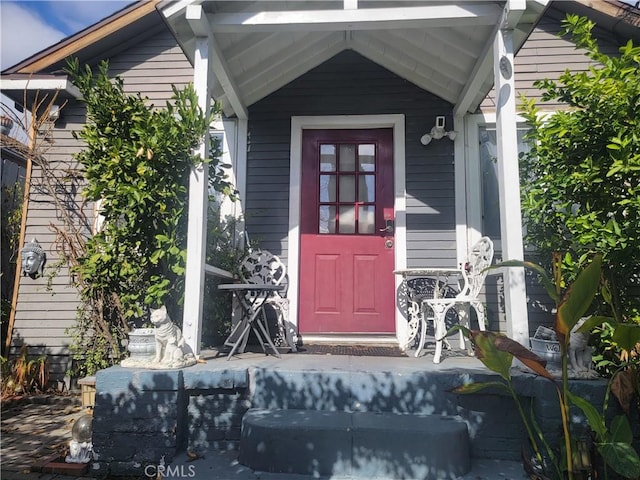 view of entrance to property