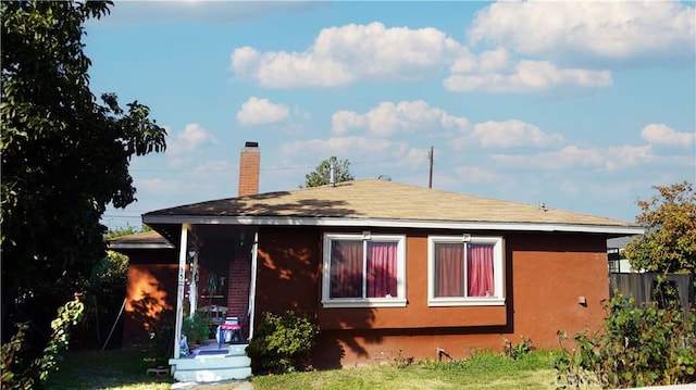 view of back of property