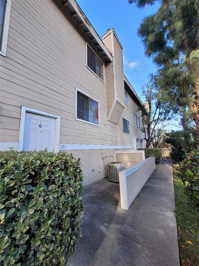 view of home's exterior featuring a patio area