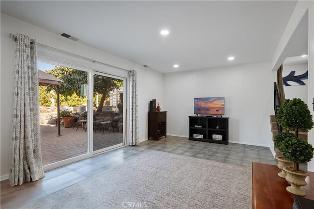 view of living room