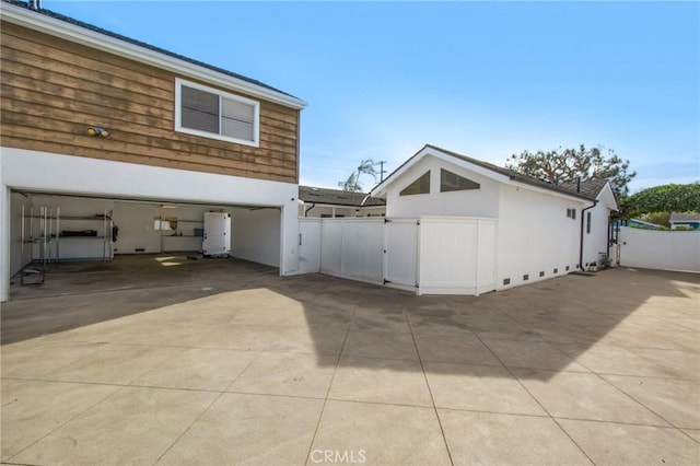 exterior space with a patio