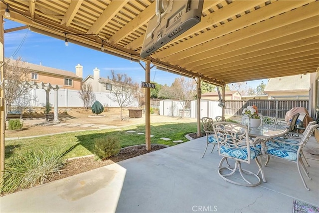 view of patio