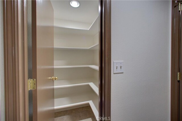 view of pantry
