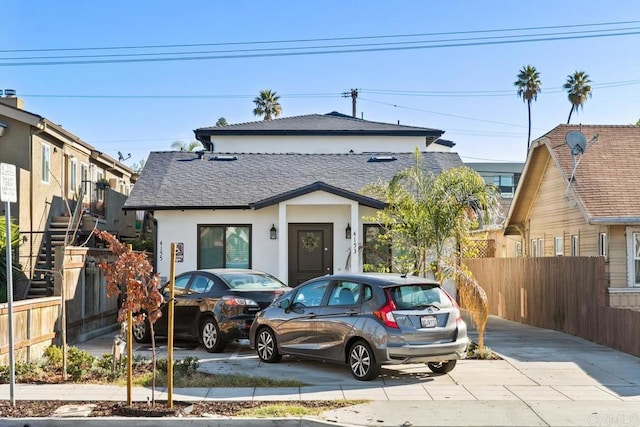 view of front of home