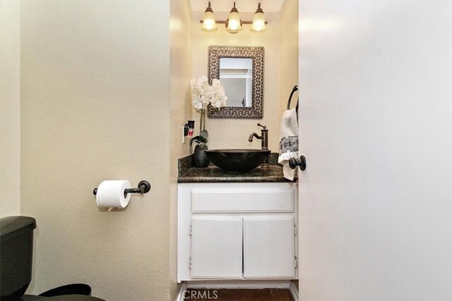 8556 Baldy Vista Dr, Rancho Cucamonga, CA 91730 - bathroom featuring toilet and vanity