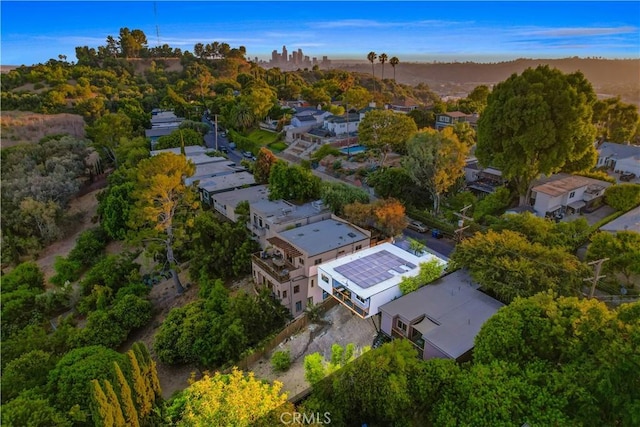 bird's eye view featuring a residential view