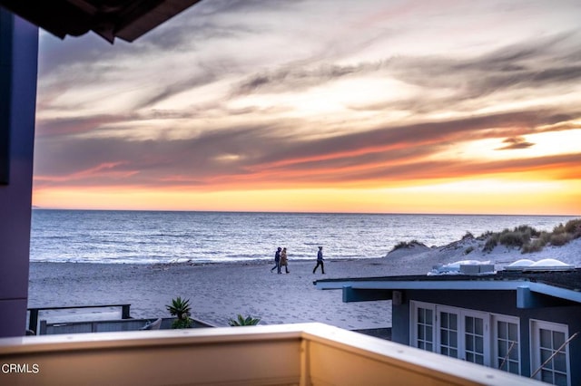 water view with a beach view