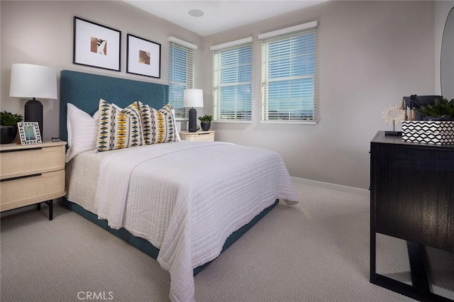 bedroom with carpet flooring