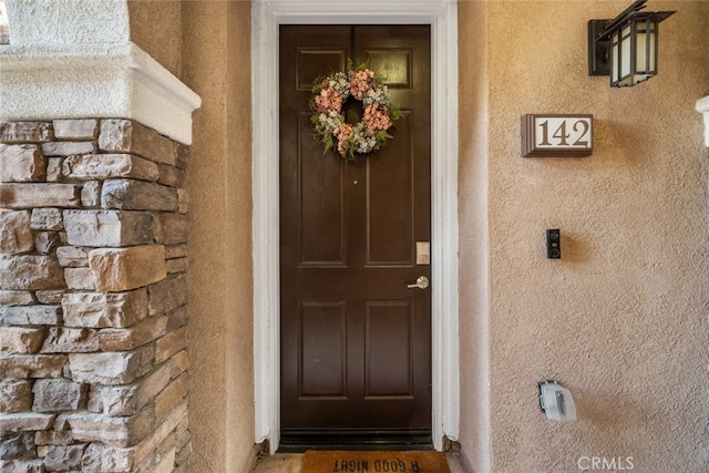 view of property entrance