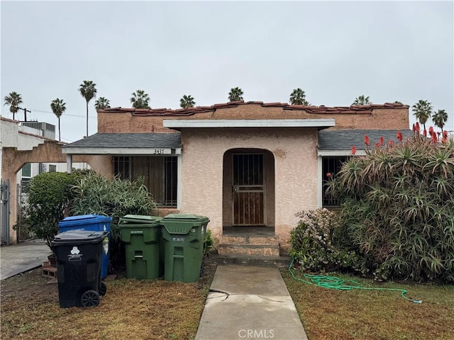 view of front of home