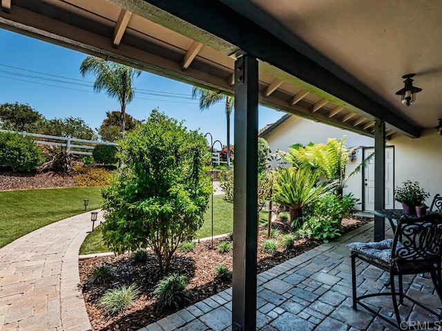 view of patio