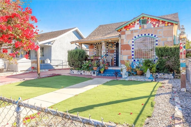 view of front of home with a porch