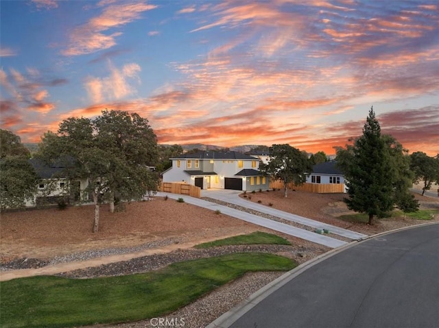 view of front of home