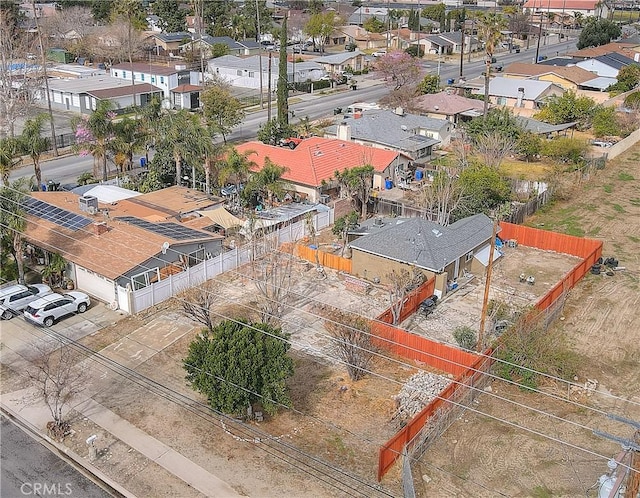 birds eye view of property featuring a residential view