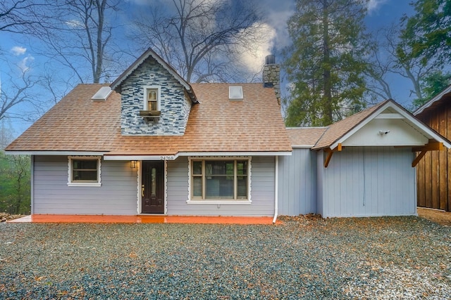 view of front of home