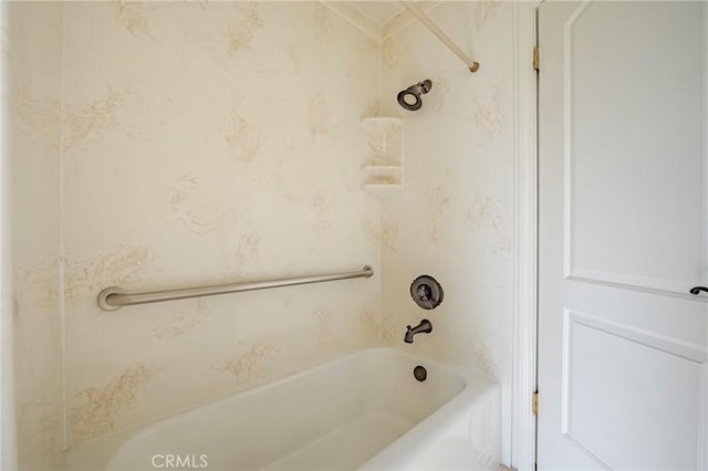 bathroom featuring  shower combination