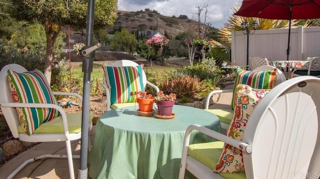 view of patio / terrace