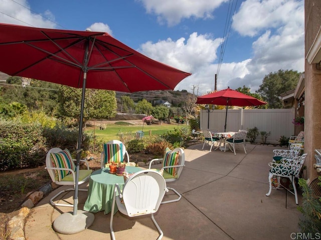 view of patio