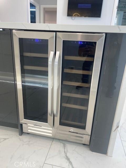 7631 Columbia St, Rosemead, CA 91770 - kitchen view of wine cooler