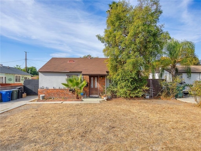 view of ranch-style home