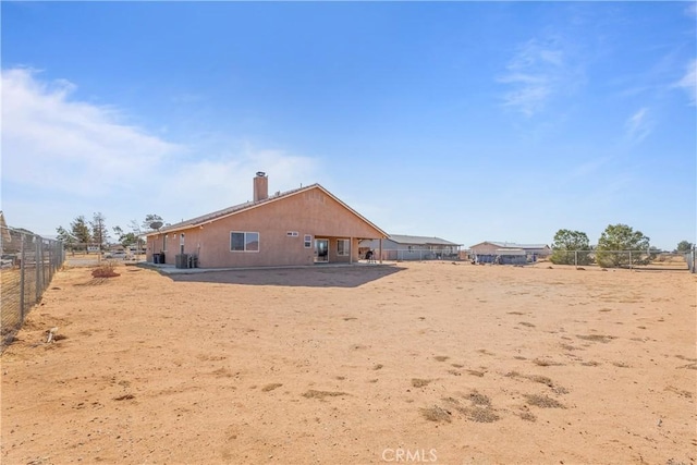 view of rear view of property