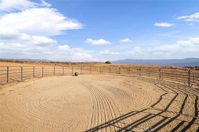 41700 Jojoba Hills Cir, Aguanga, CA 92536 - view of yard featuring a mountain view and a rural view
