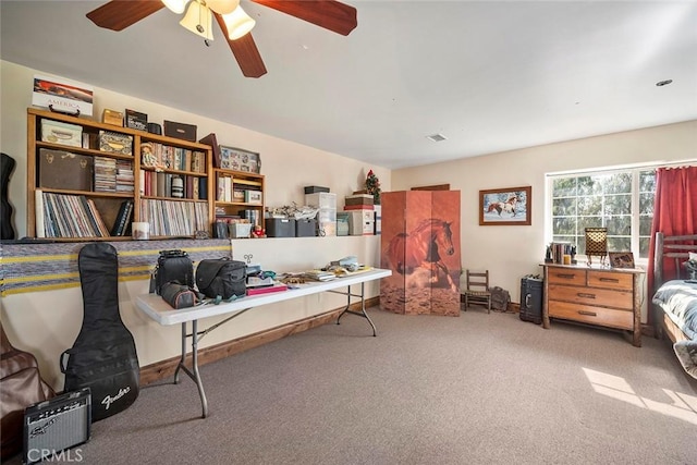 41700 Jojoba Hills Cir, Aguanga, CA 92536 - office featuring carpet floors