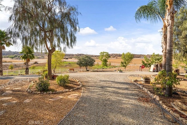 41700 Jojoba Hills Cir, Aguanga, CA 92536 - view of yard with a rural view