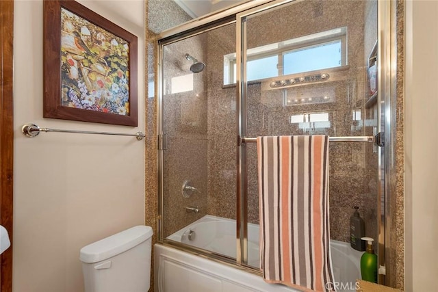 41700 Jojoba Hills Cir, Aguanga, CA 92536 - bathroom with bath / shower combo with glass door and toilet