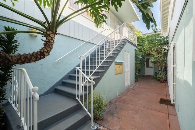 view of staircase