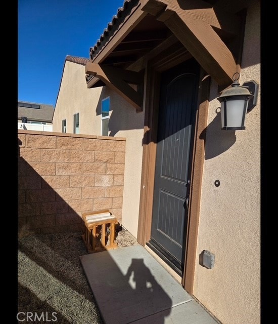 view of entrance to property