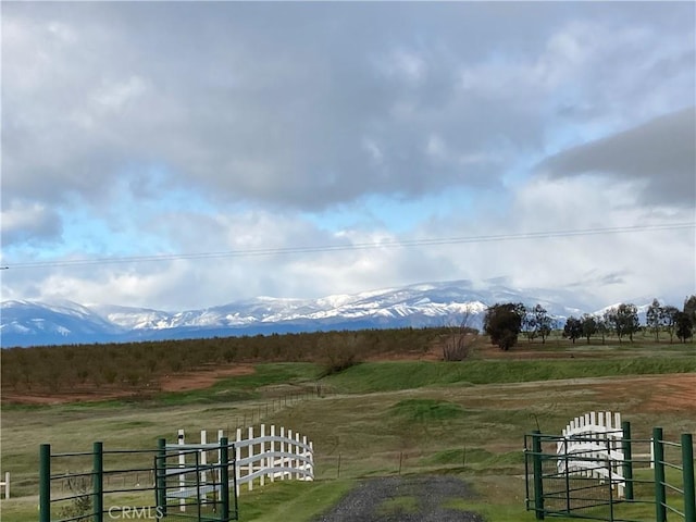 view of mountain feature