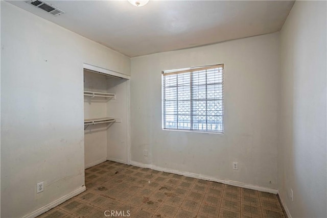 interior space featuring a closet