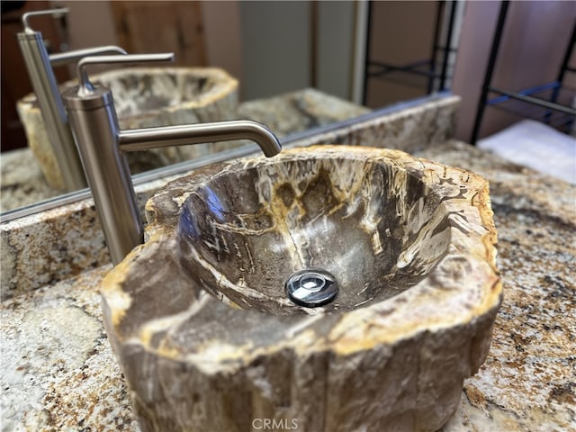 interior details featuring sink