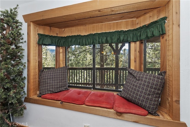 sunroom featuring a wealth of natural light