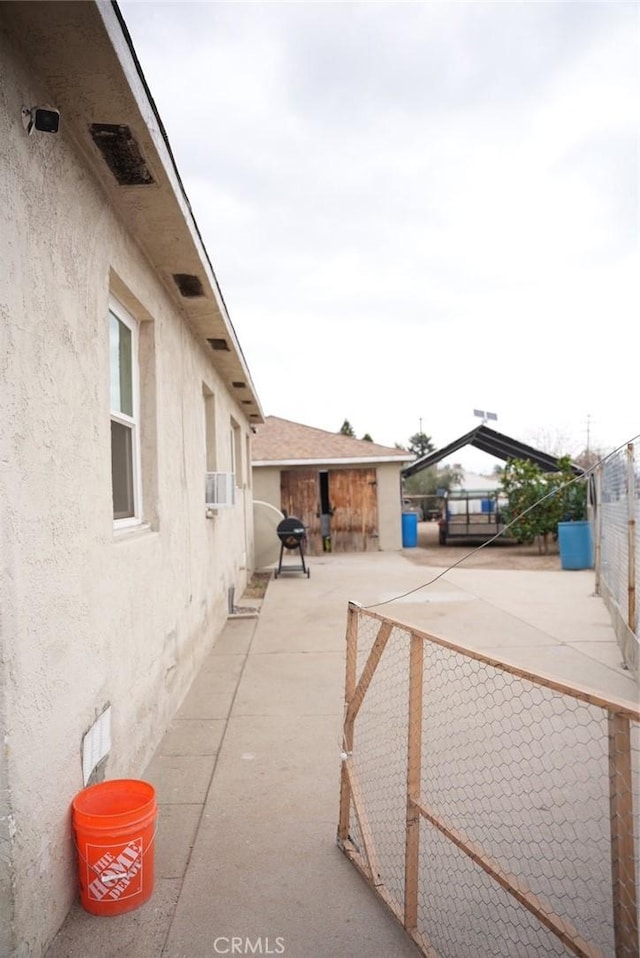 view of patio / terrace featuring grilling area