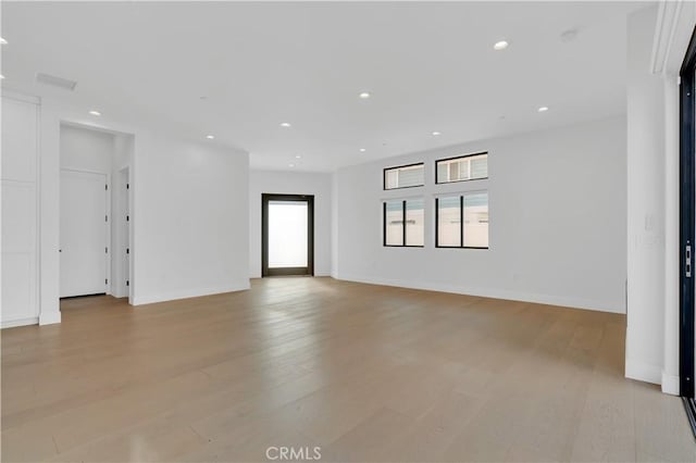 2319 Huntington Ln Unit A, Redondo Beach, CA 90278 - unfurnished room featuring light wood-type flooring and recessed lighting