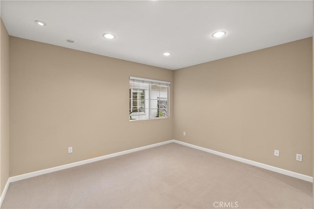 empty room with carpet floors