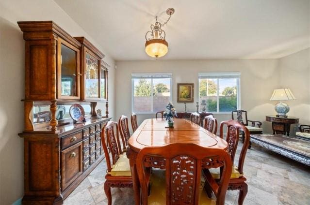 view of dining space