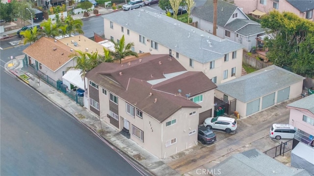 bird's eye view featuring a residential view