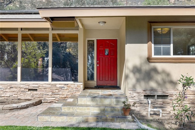 view of entrance to property