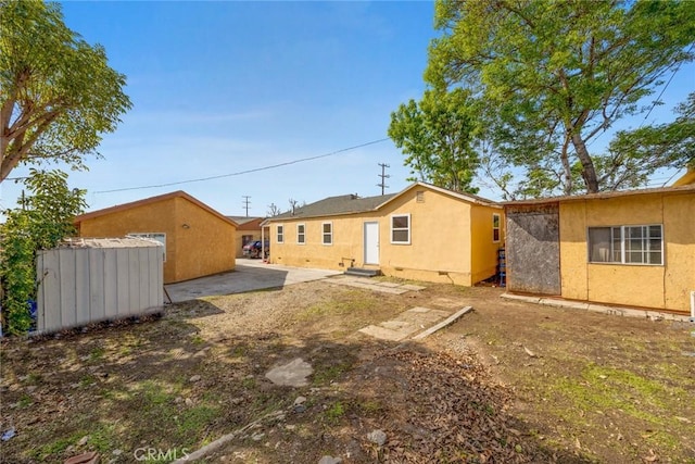 view of rear view of property