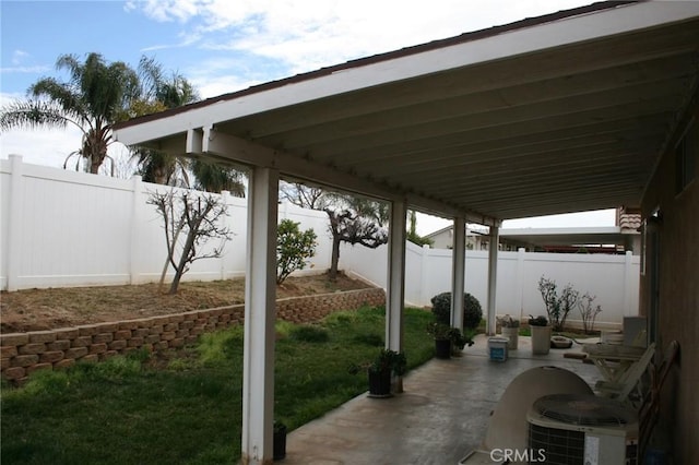 view of patio