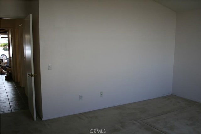 view of empty room